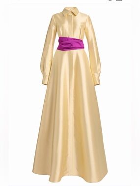 Greta Constantine Gown
Xolani + Simon Silk-Wool Belted Long Sleeve Dress Size 6